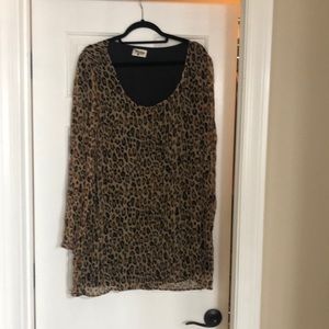 Black spotted party dress- never worn